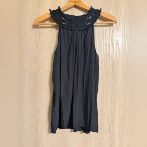 Ramy Brook Black and Silver  Top